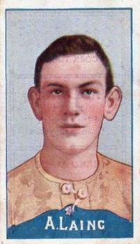 1908-09 Sniders and Abrahams Australian Footballers - Victorian League Players Series D #NNO Alex Laing Front